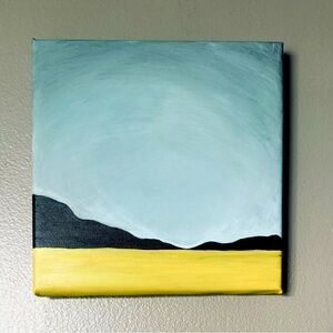 NEW Handmade Hand Crafted Original Acrylic Painting Home Decor Square Wall Art